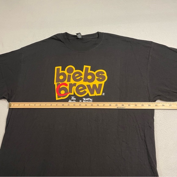 Tim Hortons Biebs Crew T Shirt Size XXL by Justin Bieber - Picture 8 of 9